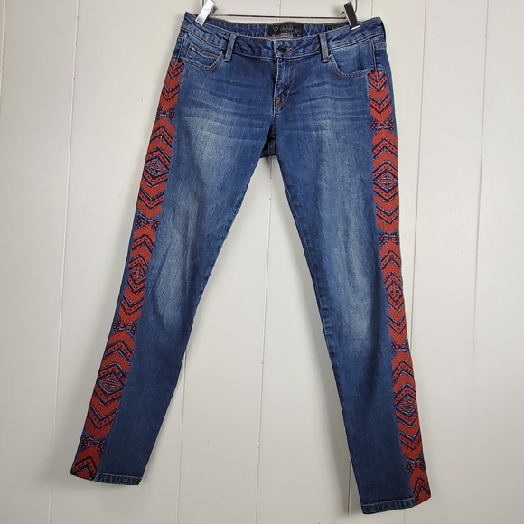 Guess 1981 Beverly- skinny embroidered side jeans Size 29 - Picture 7 of 15